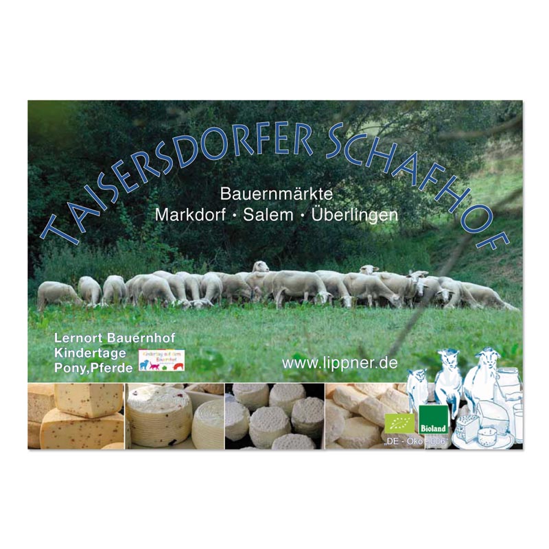 Plakat Design wie für Kunde Schafhof, Berlin