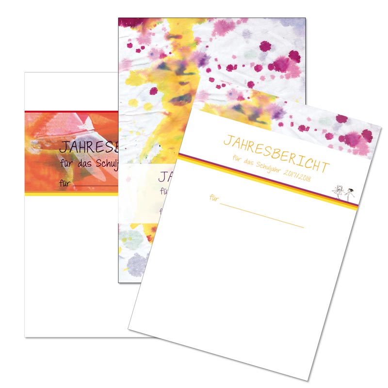 Briefpapier Blöcke Stempel für Kunde MOntessori Sonthofen