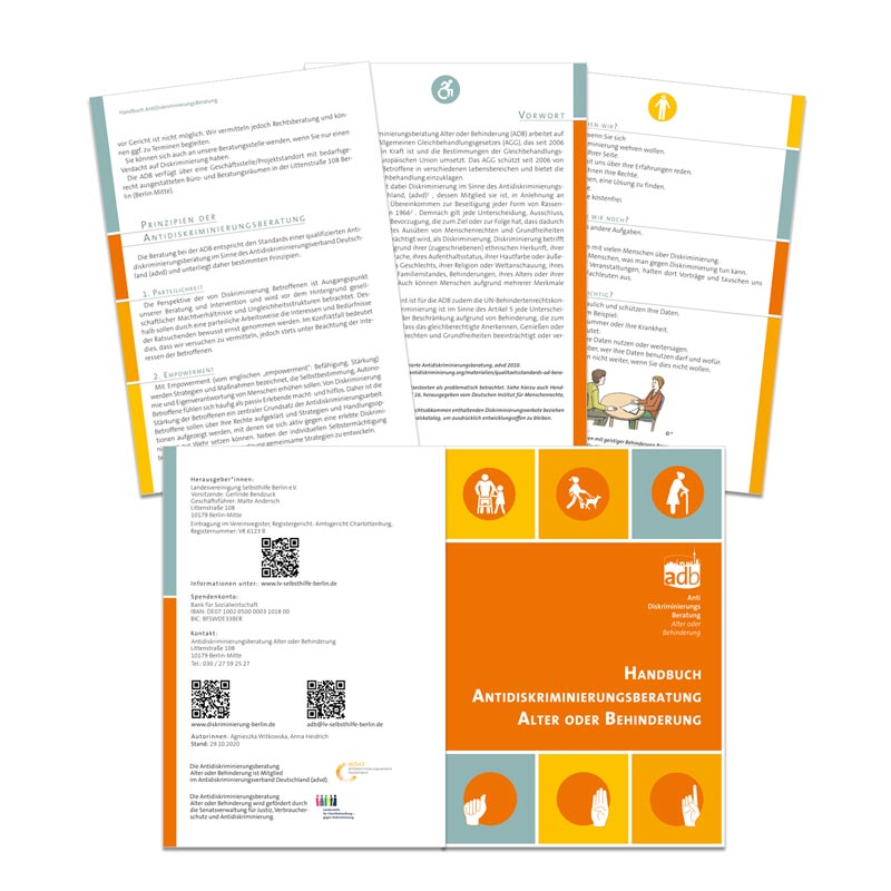 Broschüre für adb, Berlin