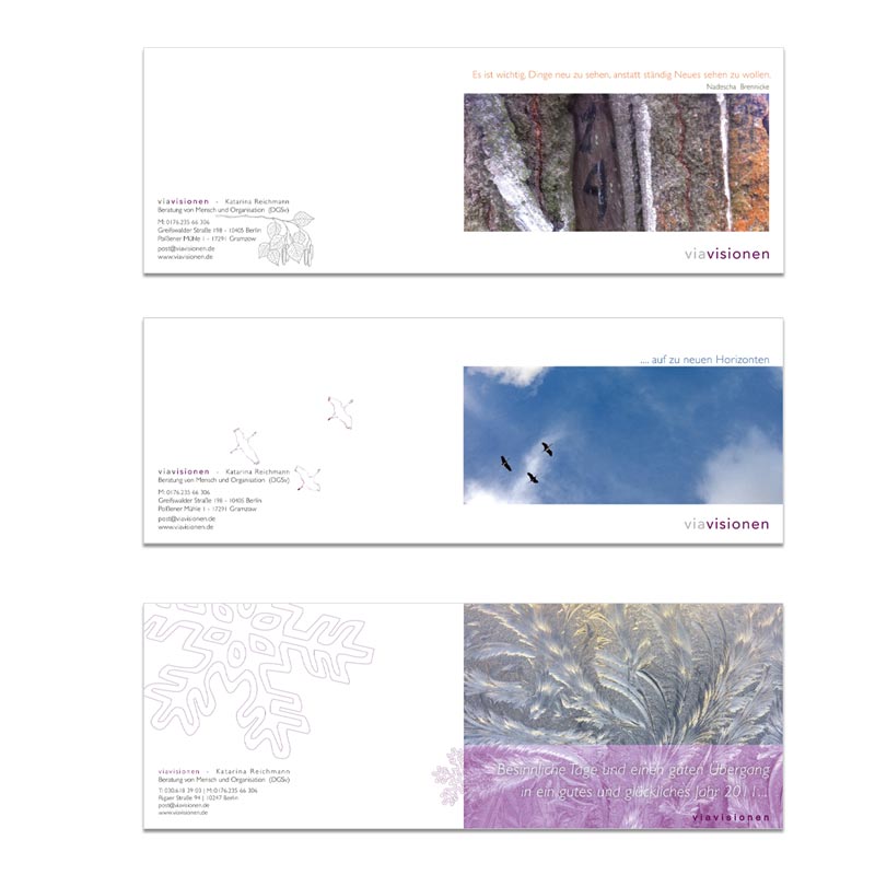 Flyer zum Jahreswechsel - Desgin Berlin