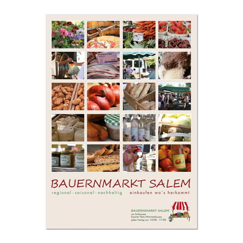 Plkat & Banner Design Kunde Bauernmarkt