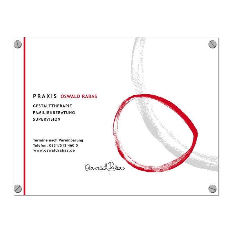 Schild erstellen lassen wie für Kunde Rabas, Berlin