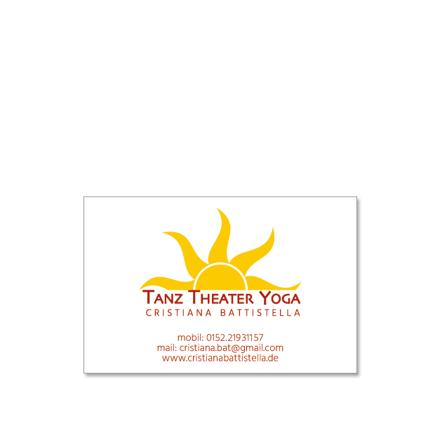 Visitenkarten Design Cristiana Battistella, Berlin
