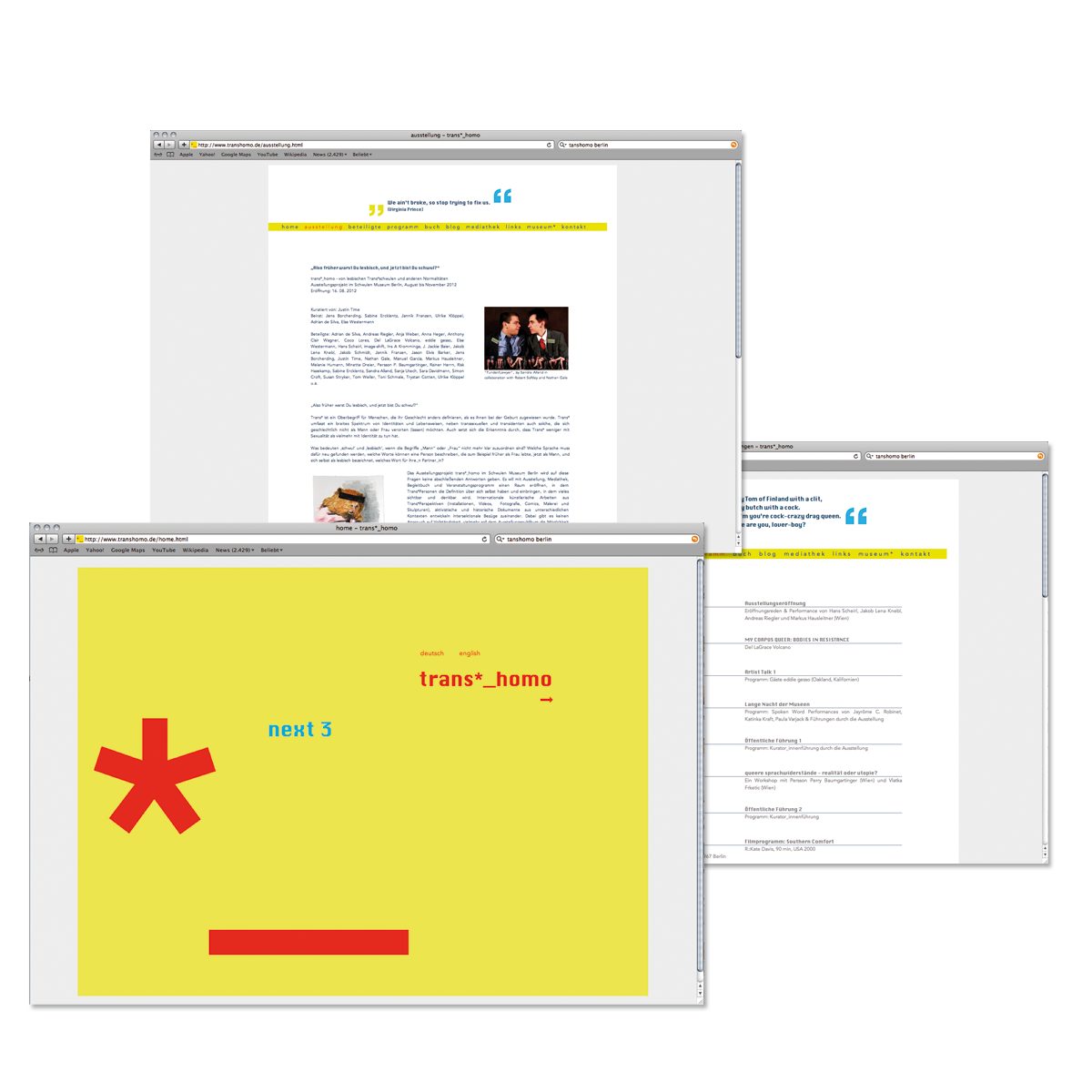 Webdesign für trans* homo